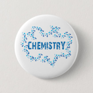 Chemistry Bubbles 6 Cm Round Badge