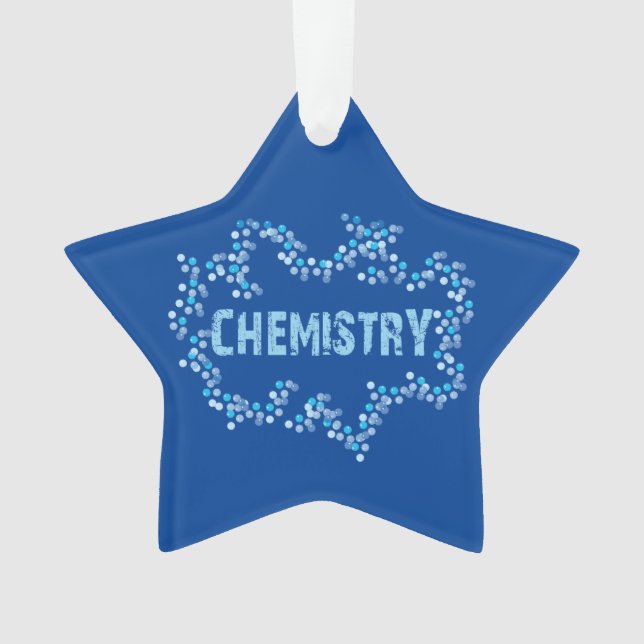 Chemistry Bubbles Ornament (Front)