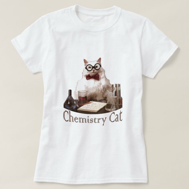 Chemistry Cat (from 9gag memes reddit) T-Shirt (Design Front)