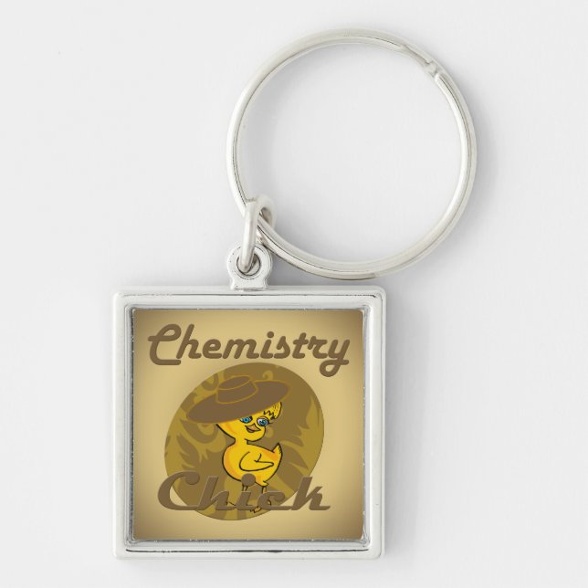 Chemistry Chick #6 Key Ring (Front)