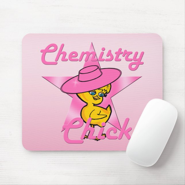 Chemistry Chick #8 Mouse Mat (With Mouse)