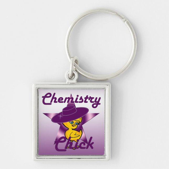 Chemistry Chick #9 Key Ring (Front)