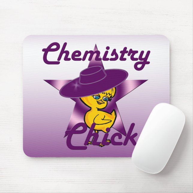 Chemistry Chick #9 Mouse Mat (With Mouse)