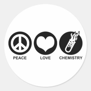 Chemistry Classic Round Sticker