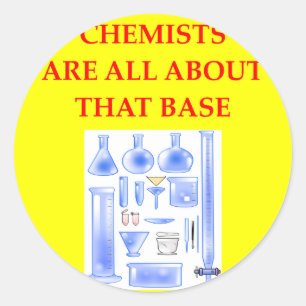 CHEMISTRY CLASSIC ROUND STICKER