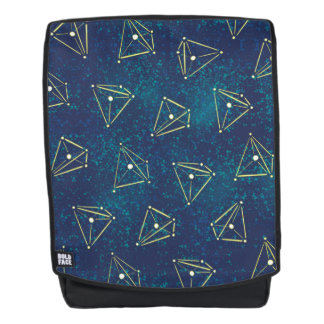 Chemistry Constellations Starry Sky Space Geometry Backpack