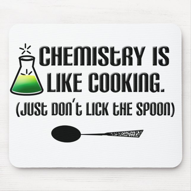 Chemistry Cooking Mouse Mat (Front)