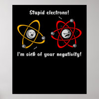 Chemistry Electrons Negativity Funny Science Joke