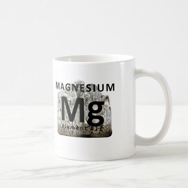 Chemistry Element Mg Coffee Mug – Magnesium (Right)
