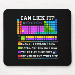 Chemistry Elements Teacher Can I Lick It Periodic  Mouse Mat