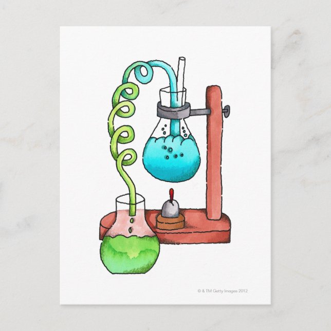 Chemistry Experiment Postcard (Front)