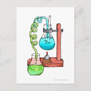 Chemistry Experiment Postcard