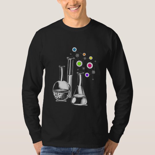 Chemistry Flasks on Men's Basic Long Sleeve T-Shirt