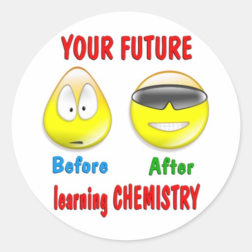 Image of Chemistry Future Classic Round Sticker