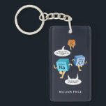Chemistry Gag Funny Science Teacher Birthday Key Ring<br><div class="desc">Chemistry Gag Funny Science Teacher Birthday Glass. Perfect for chemists,  or science teachers who love periodic table elements jokes. Add a name by clicking the "Personalise" button</div>