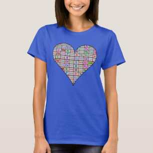 Chemistry Heart Elements T-Shirt