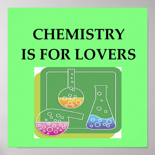 CHEMISTRY is for lovers Poster (Front)