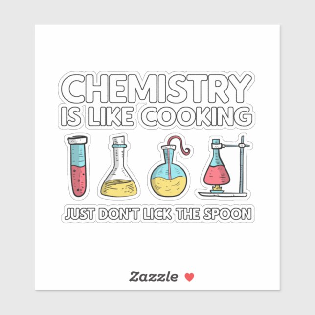 Chemistry Is Like Cooking (Sheet)