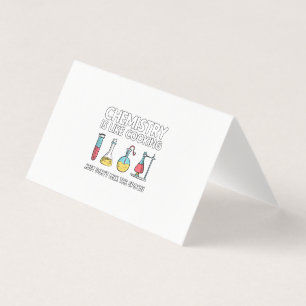 Chemistry Is Like Cooking Business Card