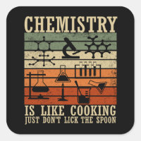 chemistry is like cooking vintage chemist