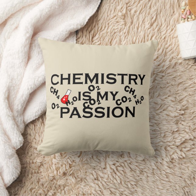 chemistry is my passion funny chemist quotes cushion (Blanket)