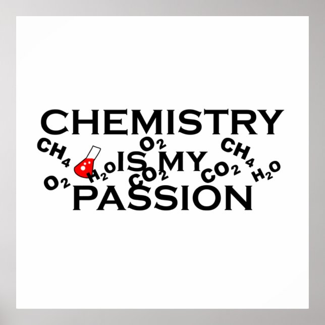 chemistry is my passion poster (Front)