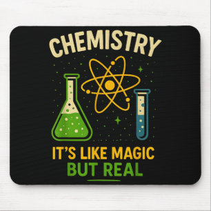 Chemistry It’s Like Magic Funny Science Teacher St Mouse Mat