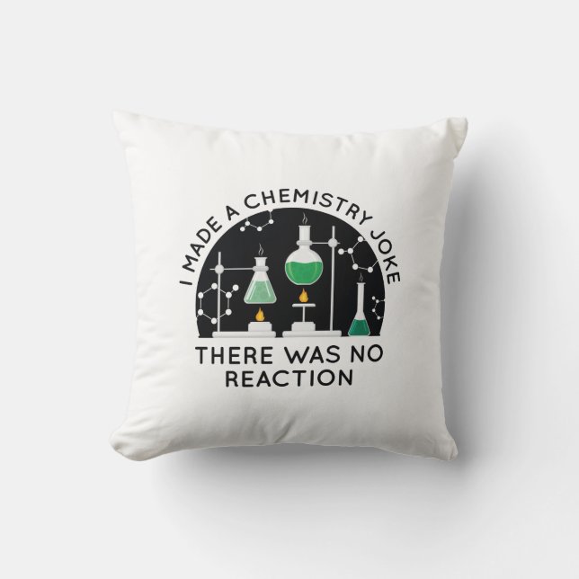 Chemistry Joke Cushion (Front)