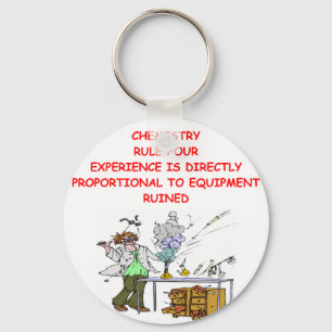 chemistry joke key ring