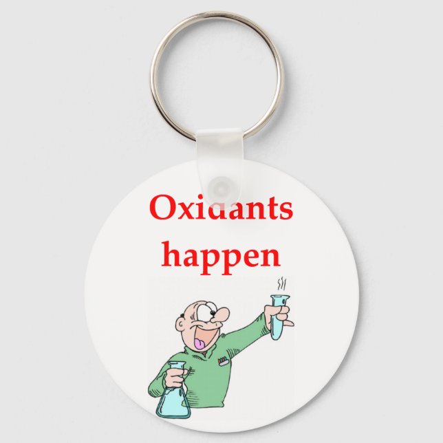 chemistry joke key ring (Front)