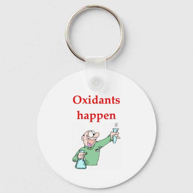 chemistry joke key ring (Front)