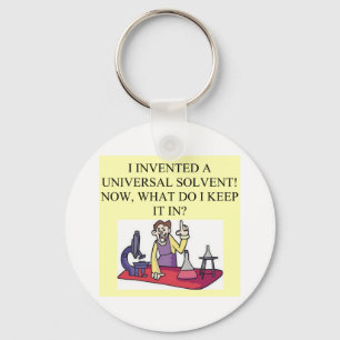 chemistry joke key ring