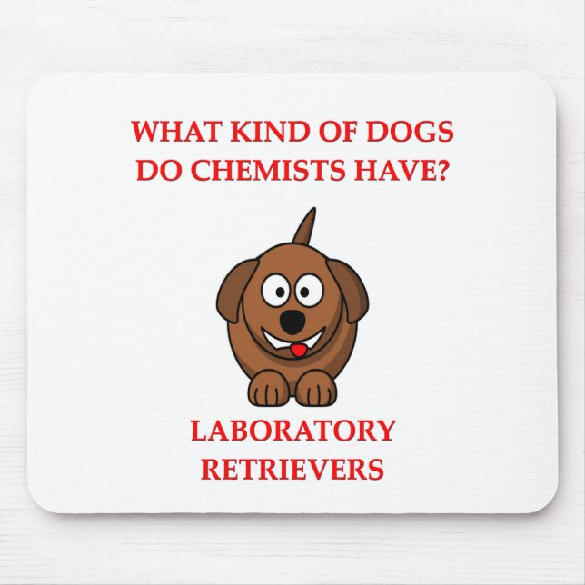 chemistry joke mouse mat (Front)