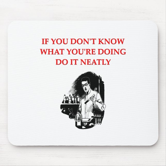 chemistry joke mouse mat (Front)