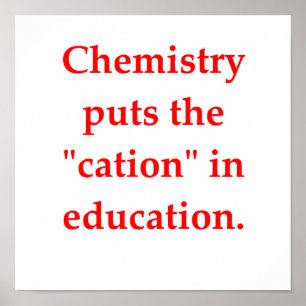 chemistry joke poster