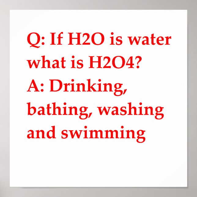 chemistry joke poster (Front)