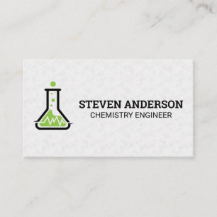 Chemistry Lab Beak Equipment   Science Business Card