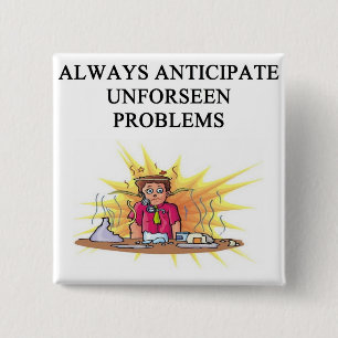 chemistry lab blowup 15 cm square badge