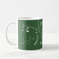 Chemistry Lab Equipment ~ Chalk On Green Board ~