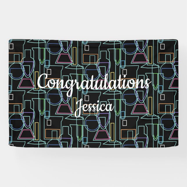 Chemistry Lab Lines Banner (Horizontal)