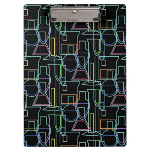 Chemistry Lab Lines Clipboard