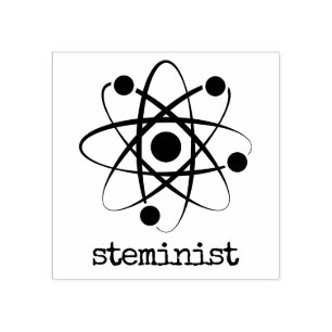 Chemistry Lab Science Steminist Rubber Stamp
