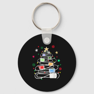 Chemistry Lab Scientist Phlebotomist Christmas Tes Key Ring