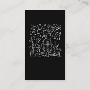 Chemistry Laboratory Equipment Science Business Card
