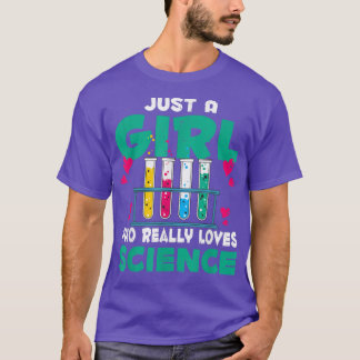 Chemistry Laboratory Scientist Girls Women Chemist T-Shirt