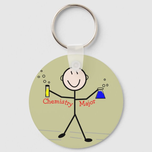 Chemistry Major T-Shirts and Gifts Key Ring (Front)