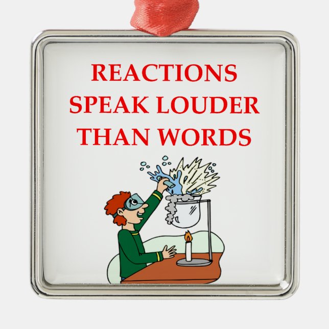 chemistry metal tree decoration (Front)