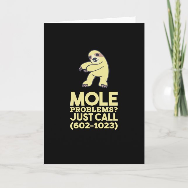 Chemistry - Mole Problems Card (Front)