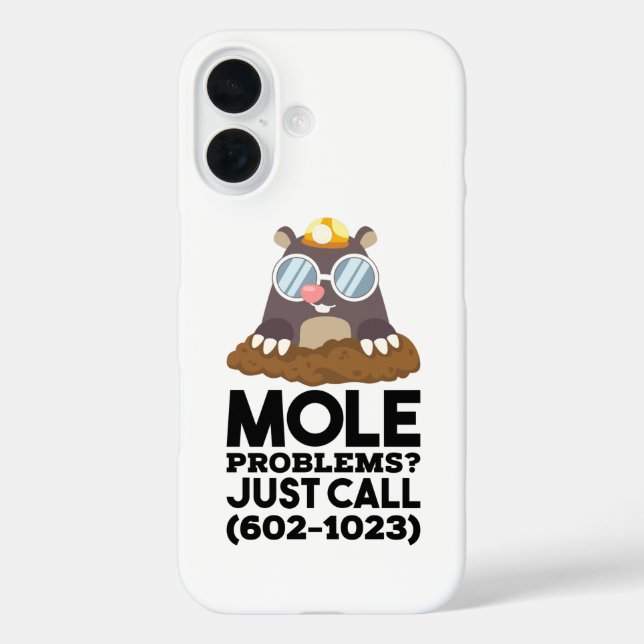 Chemistry - Mole Problems  Case-Mate iPhone Case (Back)