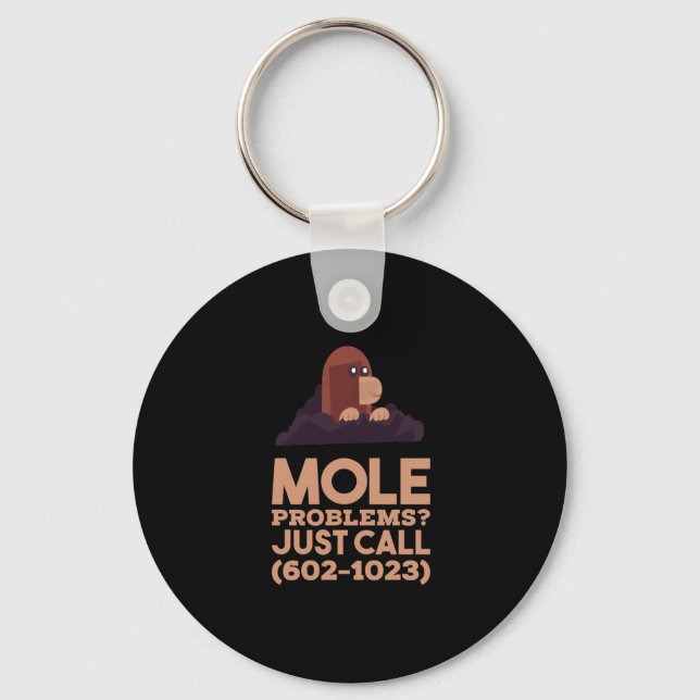 Chemistry - Mole Problems Key Ring (Front)